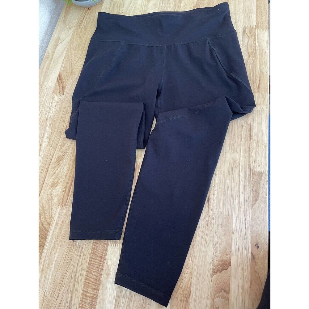 Sweaty Betty The Power 7/8 length Leggings Women’s Size M Black 24"